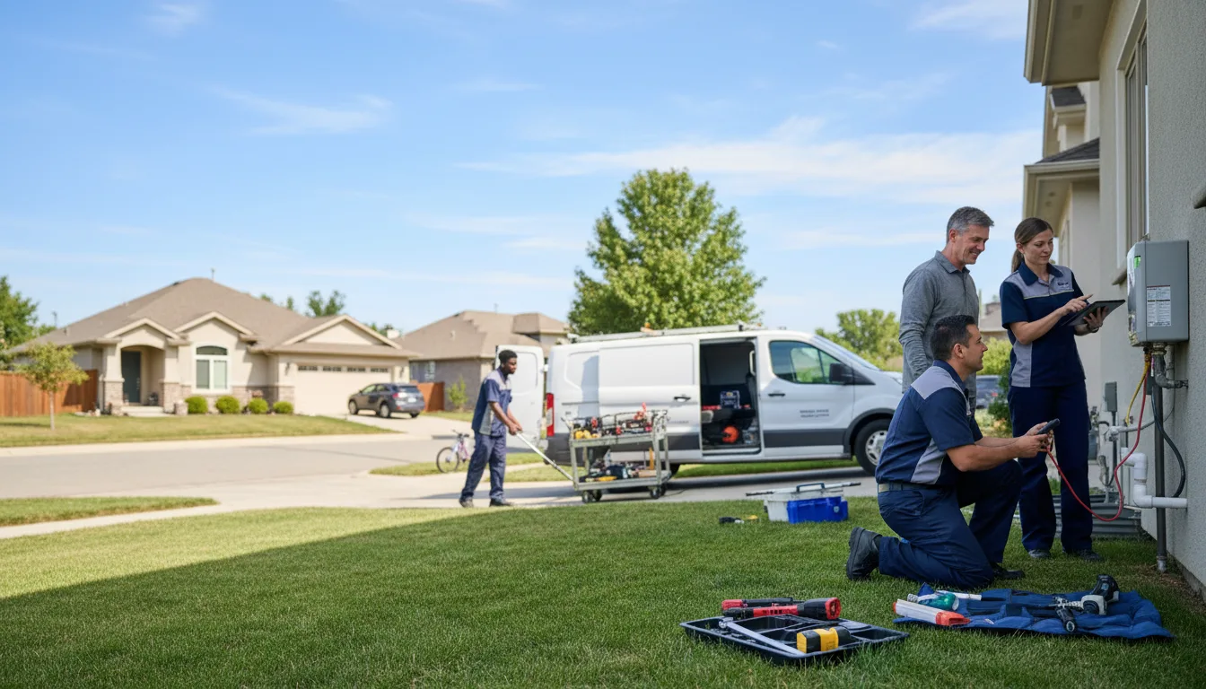 Tankless water heater service in Axtell, UT